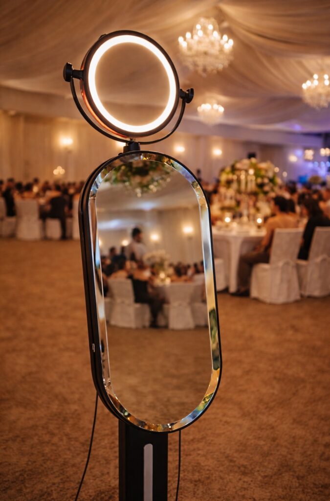 magic photo mirror фото огледало фото снимки принтира фото будка под наем за събития сватби фирми